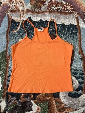 Le Chateau Vintage Orange Tank Top